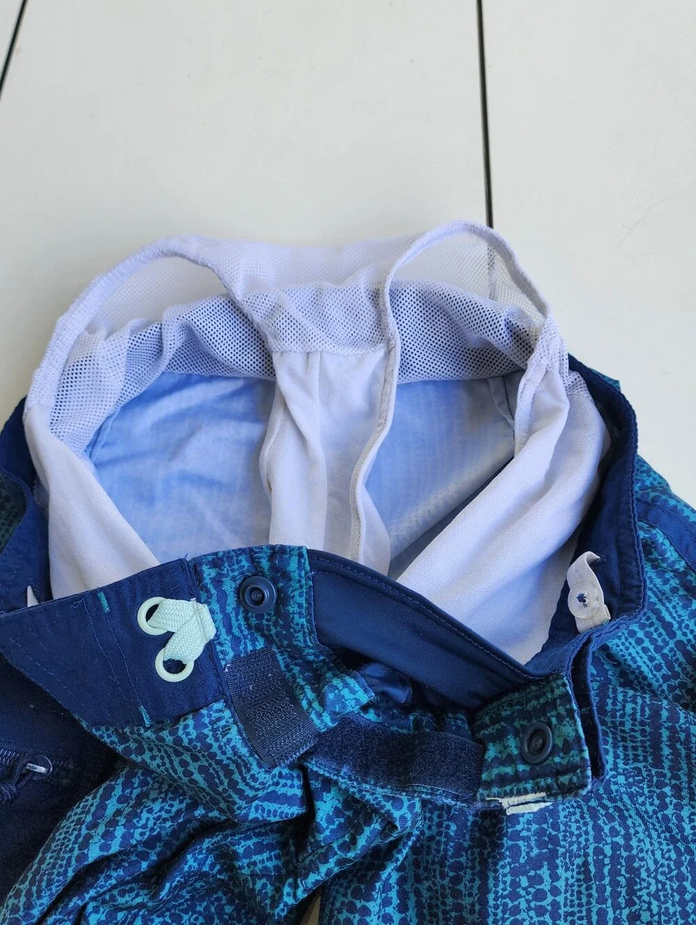 Lot Of 2 Art Class Boys Teal Blue Orange Swim Trunks UPF 50+ Adjustable Waist 14